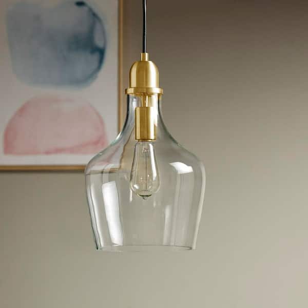 Auburn Bell Shaped Glass Pendant