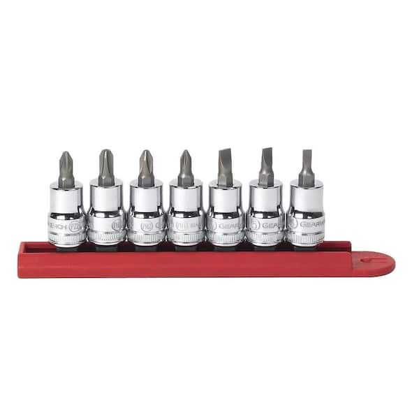 Slotted socket clearance set