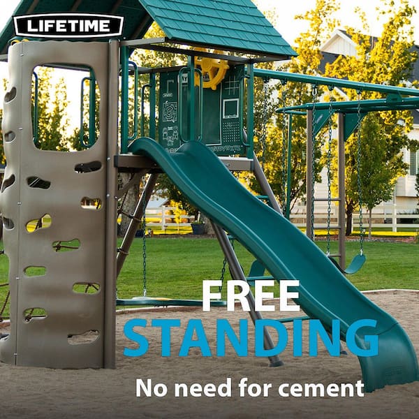 Lifetime Big Stuff Deluxe Swing Playset (Earthtone) 91080 - The