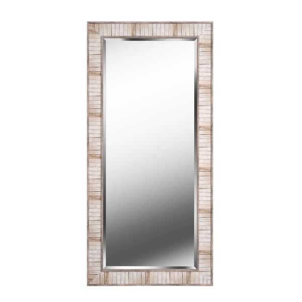 Kenroy Home Oversized Casual Brown And White Mirror (65.43 in. H X 31.43 in. W)
