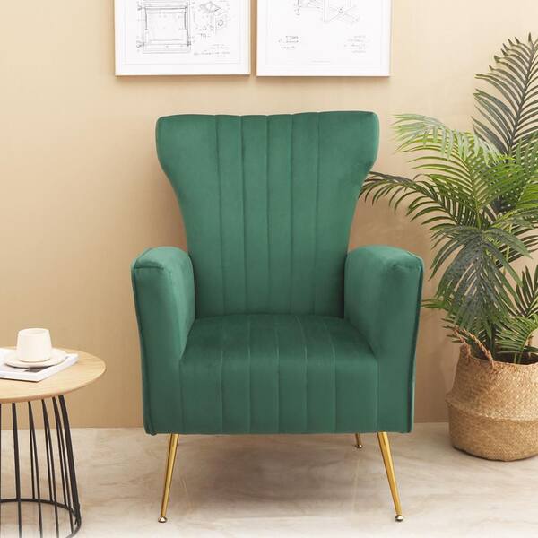 single green chair