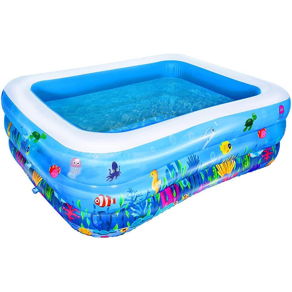 Various Sizes Inflatable Family Adult Kids Patio Garden Paddling Swimming Pool 