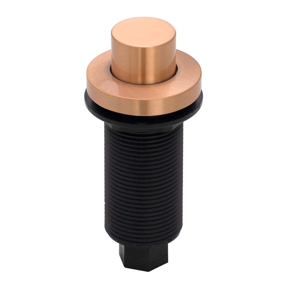 Garbage Disposal Air Switch with Air Hose - Solid Brass Button, Copper Air 