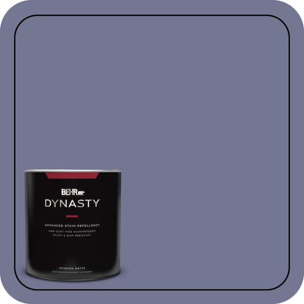 BEHR DYNASTY 1 qt. #S560-5 Royal Fortune One-Coat Hide Matte Interior Stain-Blocking Paint & Primer