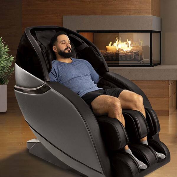 ★★Adairs★★ 3S Cali Tea Black JJ0908 KYOTA Kansha M878 4D Massage Chair - Faux Leather 187122115