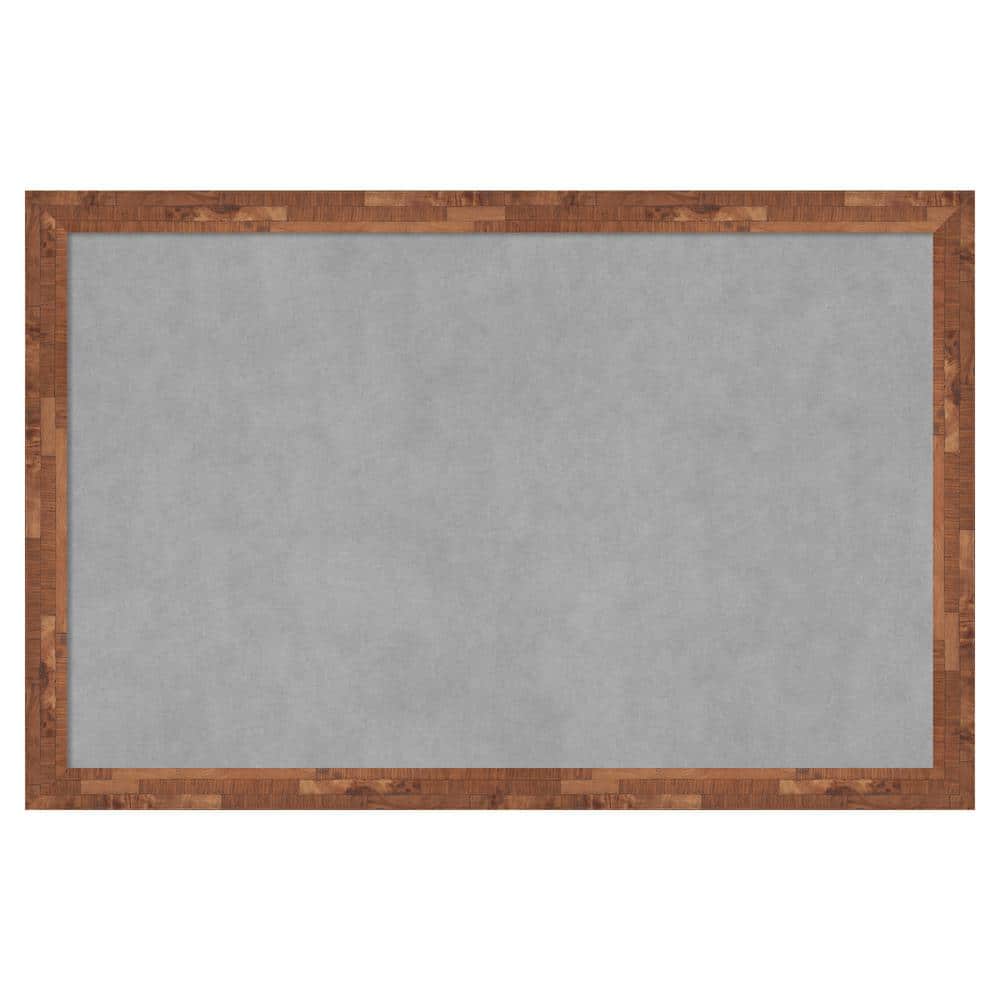 Fresco Light Pecan 35 in. x 23 in. Framed Magnetic Board price history on PriceWatchPro