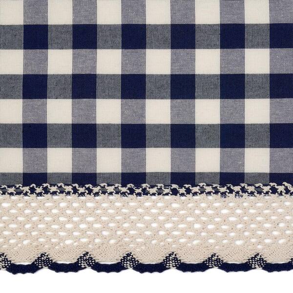 Red & White Ticking Stripe Cafe Curtains, Set Of 2 - 28x36 Inch Cotton Panels For Kitchen & Home Decor