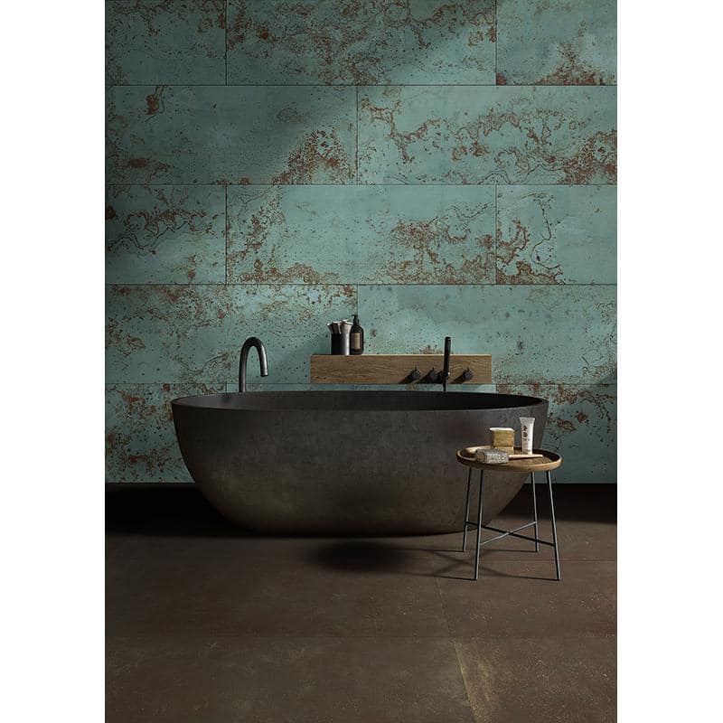 Viridian Green Matte Ceramic Rectangular Wall Tile