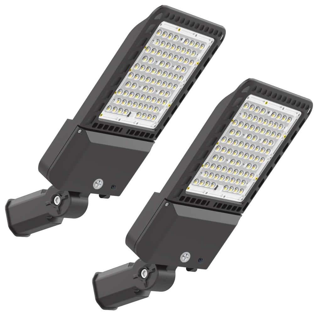 1500-Watt Equivalent Integrated LED Bronze Area Light, 5000K Outdoor Light Dusk to Dawn 39000LM ETL Listed 2Pack price history on PriceWatchPro