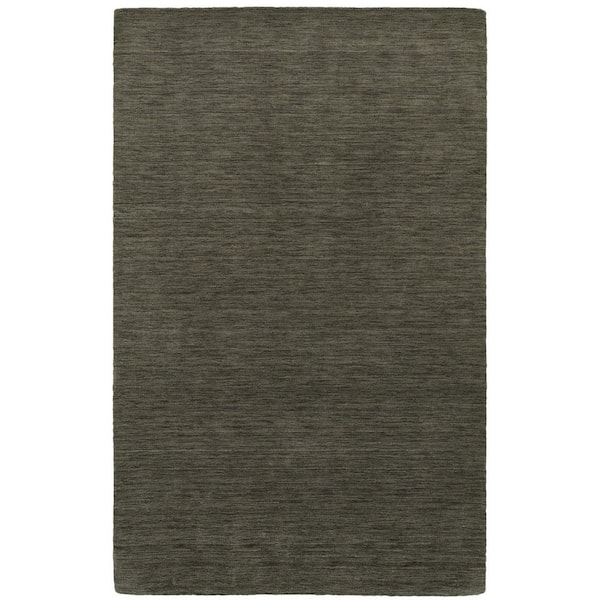 6 X 9 Charcoal Solid Color Washable Area Rug Runner Rug