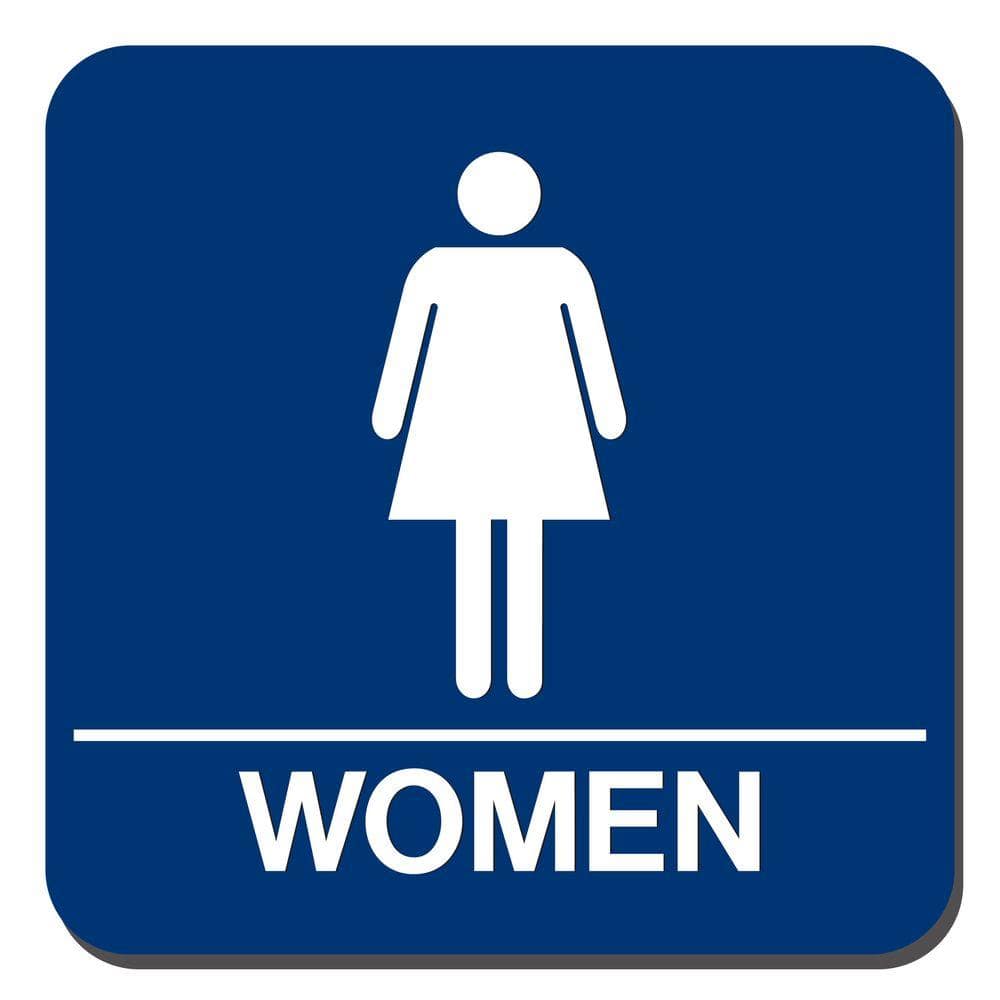 lynch-sign-8-in-x-8-in-blue-plastic-with-women-symbol-sign-wr-18-the-home-depot for 3 Compartment Sink Signs Free Printable Lynch Sign 8 in. x 8 in. Blue Plastic with Women Symbol Sign WR-18 - The Home Depot for 3 Compartment Sink Signs Free Printable