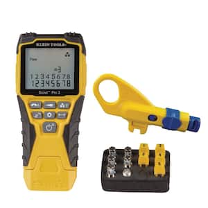 Cable Tester Kit with Scout Pro 3 Tester, Remotes, Adapter, Battery and Combination Radial Stripper