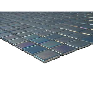 Glass Tile Love Selfless Green Mix Chips Mosaic Glossy Glass Floor Tile (10.76 sq. ft./Case)