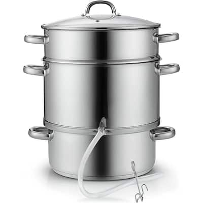 Cook N Home 24 qt. Professional Stainless Steel Stockpot with Lid 02722 -  The Home Depot