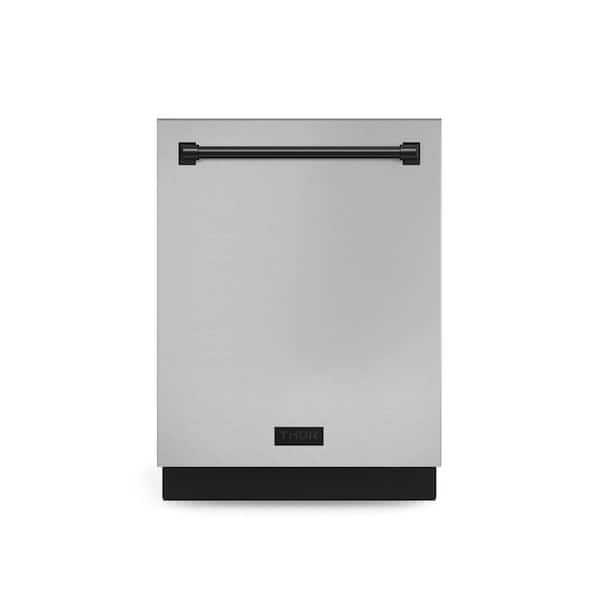 Gordon Ramsay Series 24 in. Top Control Built-In Tall Tub Dishwasher in SS/Matte Black with 5-cycles and Open Dry