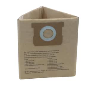 4 Gal. Original Manufacturer Filter Bags for Porter Cable/ Wet/Dry Vacuum (3-Pack)