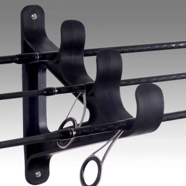 UDIYO Fishing Rod Holder Impact Resistant Large Storage Space Plastic Anti  Scratch Compact Wall Rod Rack for Home 