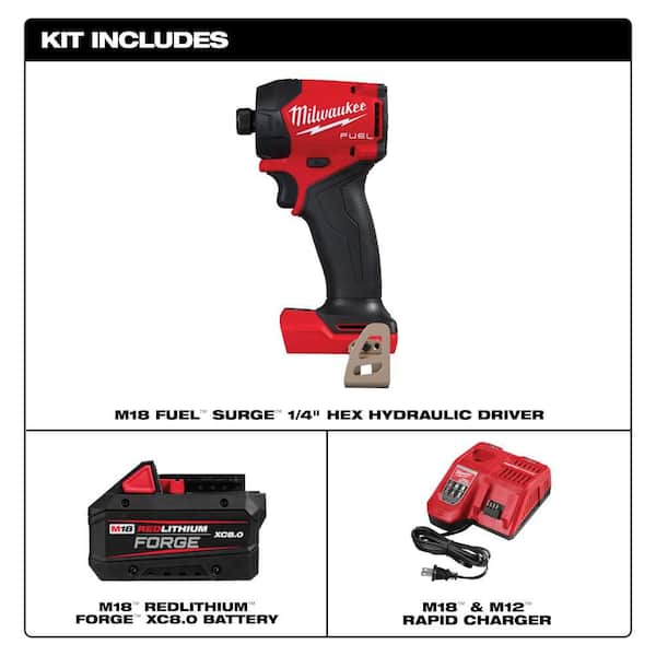 yukomkupartです！ Milwaukee M18 FUEL SURGE 18V Lith-Ion Brushless Cordless 1/4 in