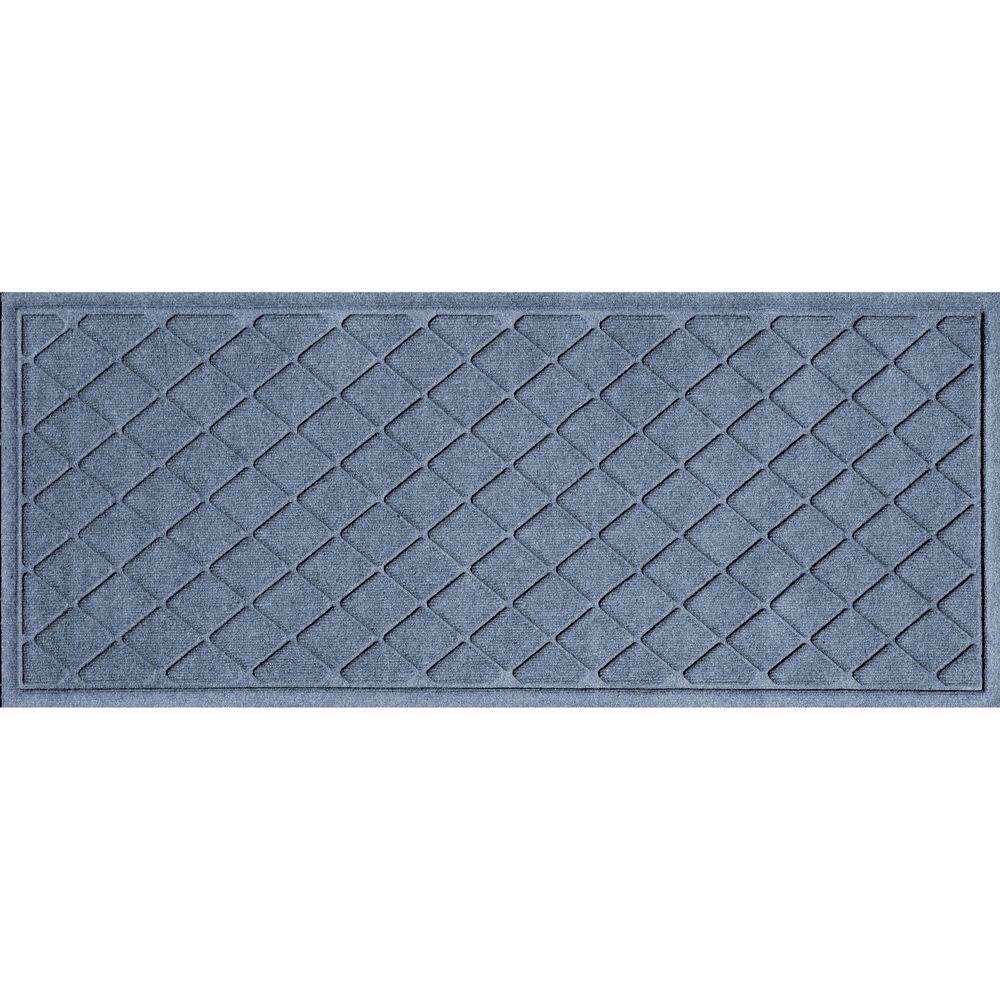 Waterhog Argyle Bluestone 22 in. x 60 in. PET Polyester Indoor Outdoor Runner Door Mat price history on PriceWatchPro