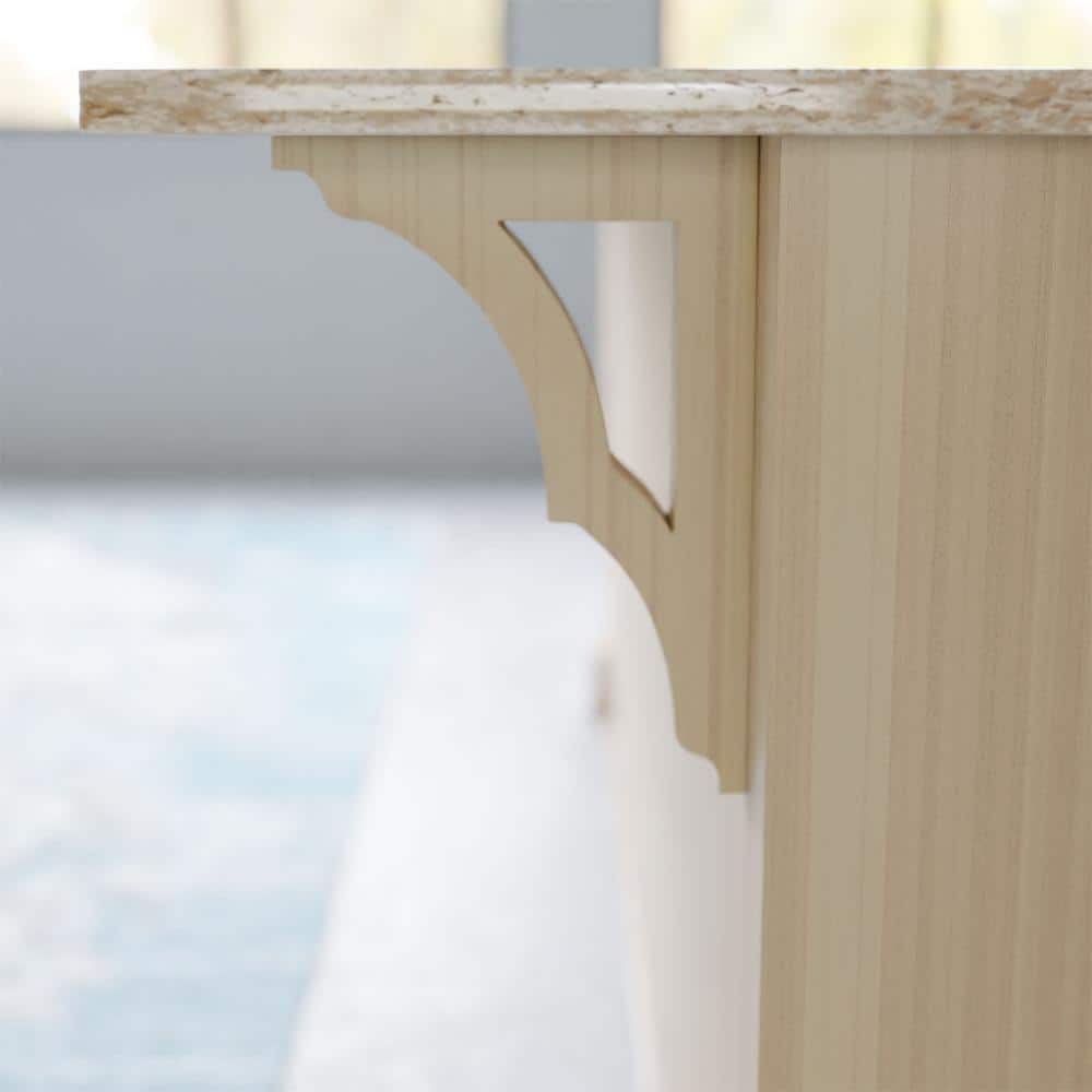 Avila Large Rubberwood Corbel Bracket 1.75"W x 8.5"D x 12"H