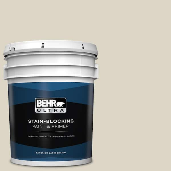 BEHR ULTRA 5 gal. #N310-2 Arid Landscape Satin Enamel Exterior Paint & Primer