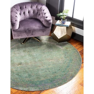 Austin Muse Green 6' 0 x 6' 0 Round Rug