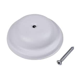 4 in. Plastic Bell Cleanout Cover Plate in White