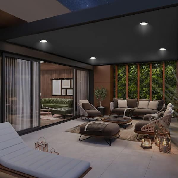 65-Watt Equivalent BR30 Dimmable 90 CRI E26 LED Flood Light Bulb Selectable White (2700K/3000K/3500K/4000K/5000K) 6-Pack