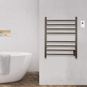 Prestige Dual 8-Bar Hardwired and Plug-in Towel Warmer in Oil Rubbed Bronze with Timer