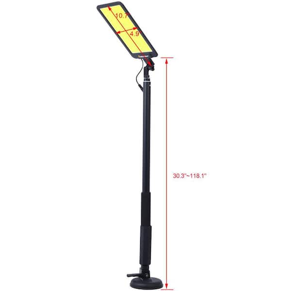 Portable Camping Light with Stand Adjustable Telescoping Metal