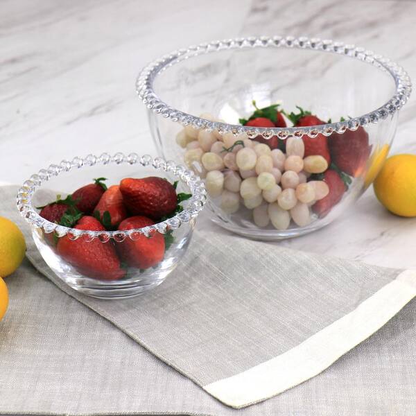 Glass Serving Bowls Set of 6, Small Round Bowls for Kitchen, 7.2 oz