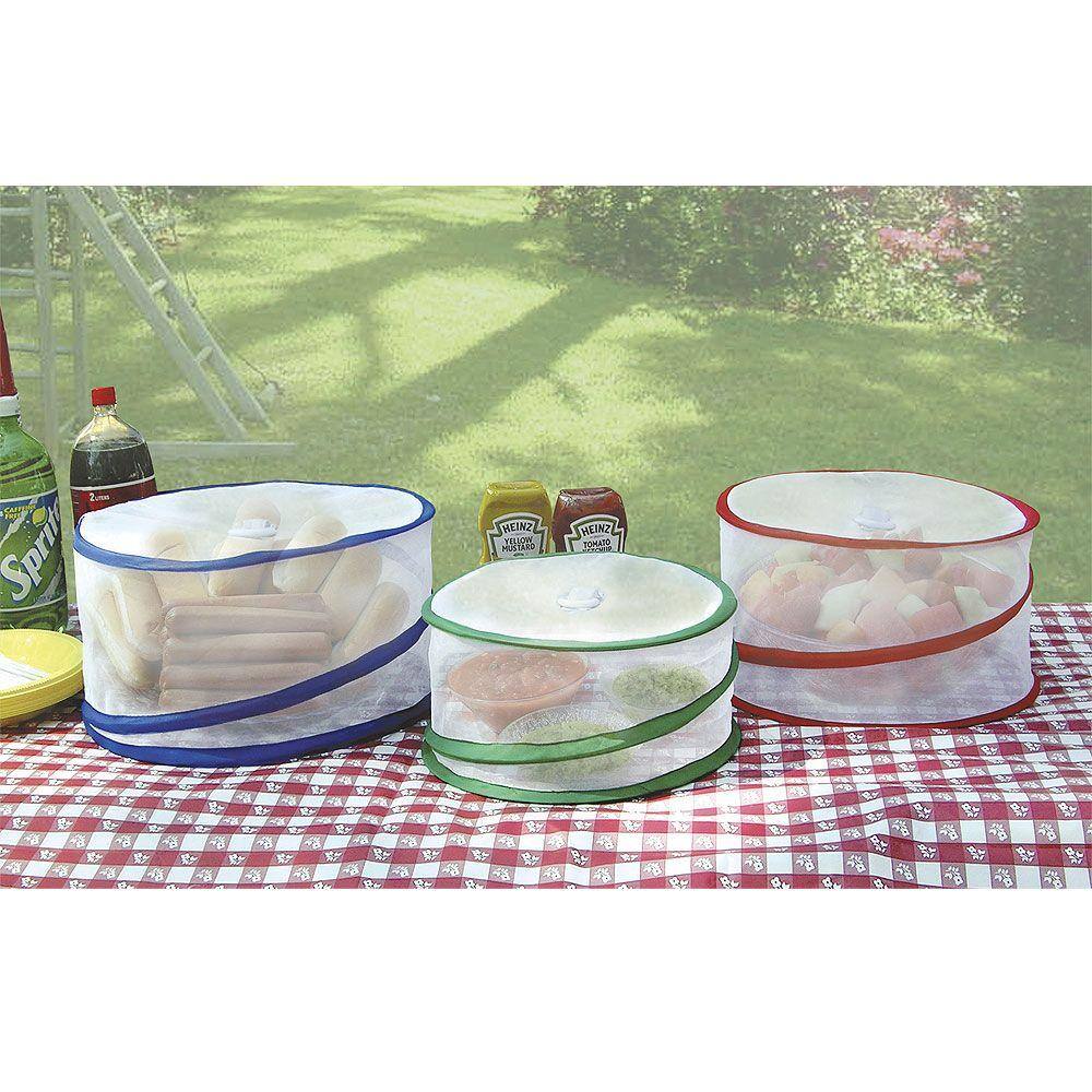 Chef Buddy Pop Up Outdoor Food Covers (Set of 3) 82-4579 - The Home Depot