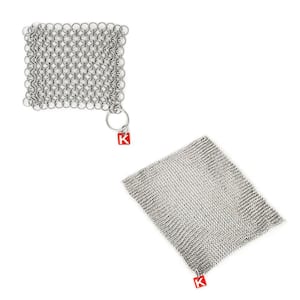 Chain Mail Dishcloth 5 x 7 — Kiss the Cook Wimberley