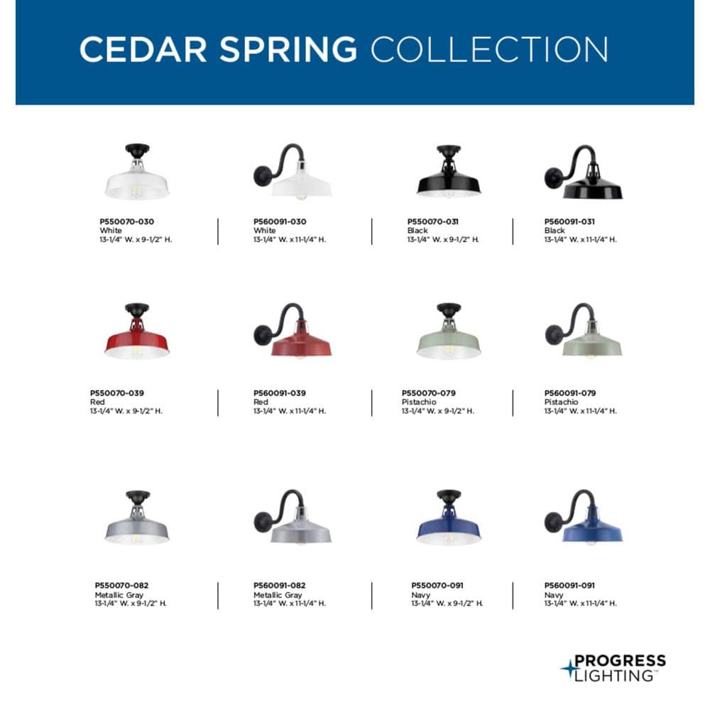 Cedar Springs Red Aluminum Outdoor Wall Lantern with White Shade