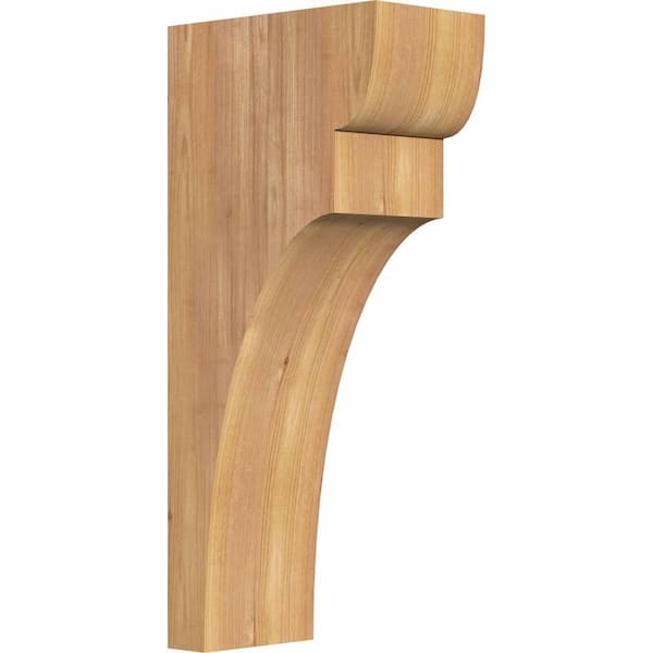 Ekena Millwork 5-1/2 in. x 10 in. x 22 in. Western Red Cedar Yorktown Smooth Corbel