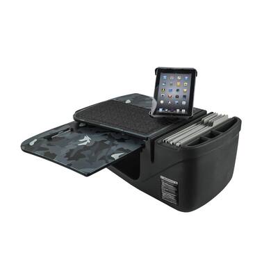 GripMaster Urban Camouflage Car Desk with Built-In Power Inverter and Universal iPad/Tablet Mount