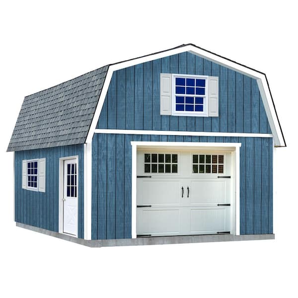 Best Barns Jefferson 16 Ft X 32, Shed Roof Garage Kit