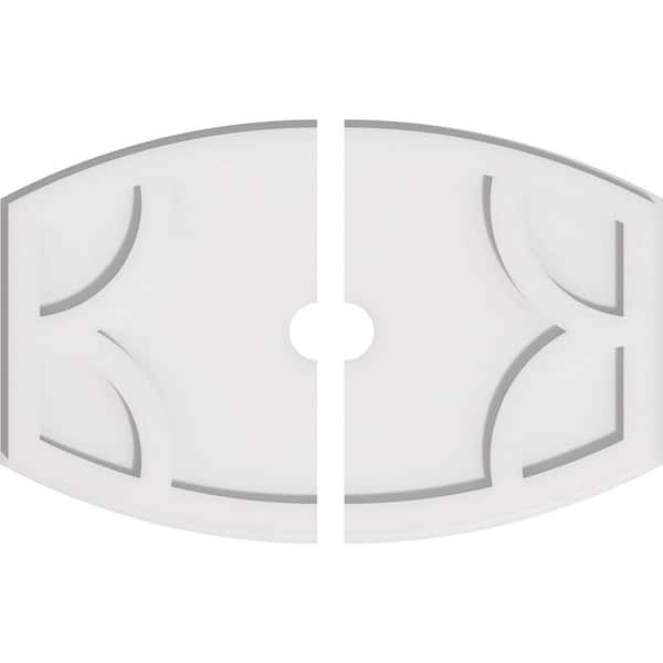 Ekena Millwork 1 in. x 22 in. x 14.625 in. PVC Medallion Moulding
