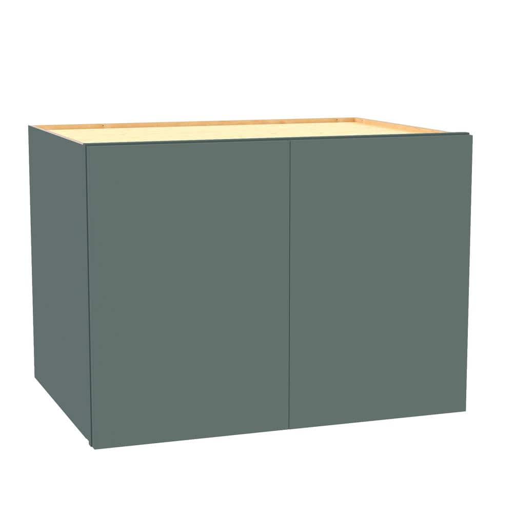 Hargrove 36 in. W x 24 in. D x 24 in. H Assembled Plywood Wall Bridge Kitchen Cabinet in Verdant Green with Soft Close price history on PriceWatchPro