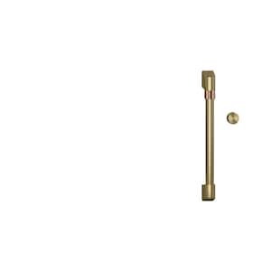 Over the Range Microwave Handle Kit in Brushed Brass
