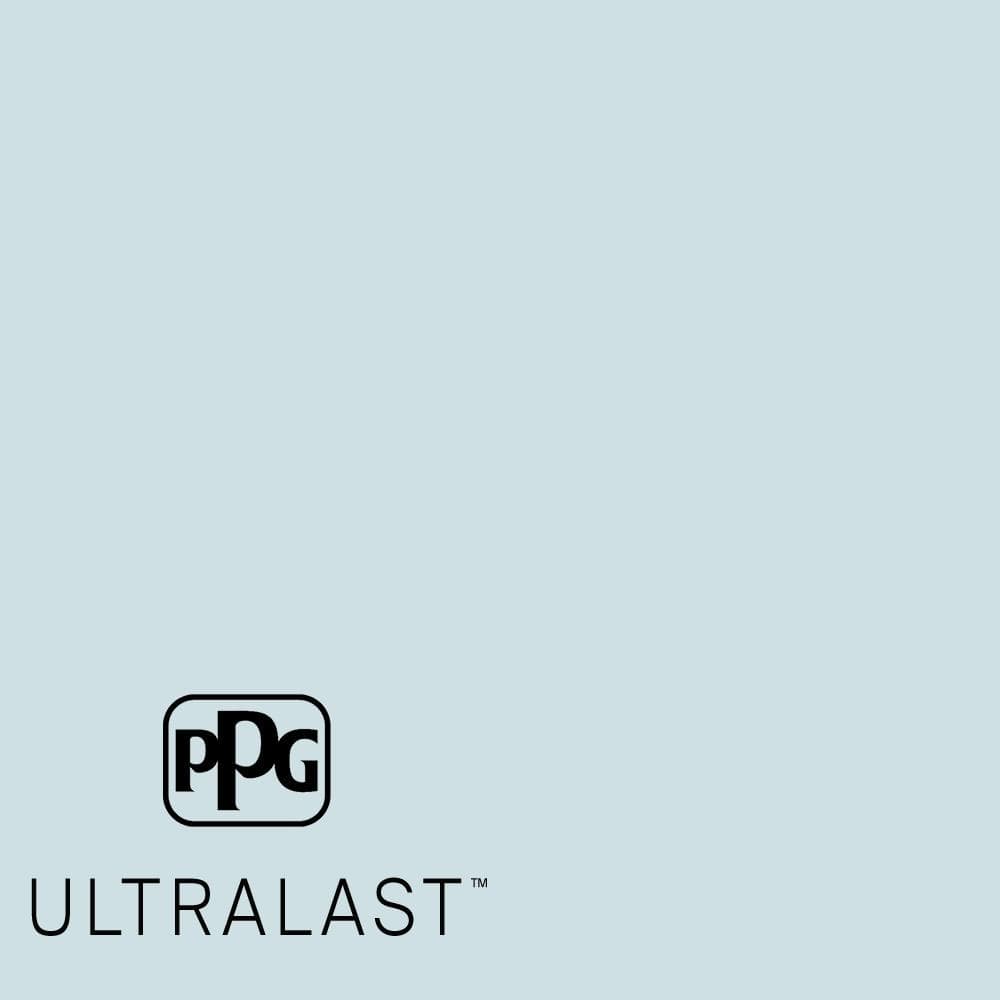 PPG UltraLast 1 qt. PPG1150-2 Water Lily Eggshell Interior Paint and ...