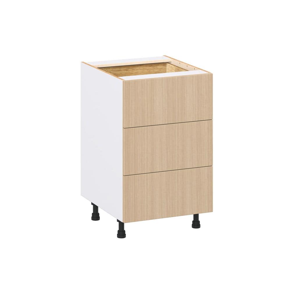 Timberline 21 in. W x 24.5 in. D x 34.5 in. H Assembled Shaker Drawer Base Kitchen Cabinet in Mojavi Oak with 4-Drawers price history on PriceWatchPro