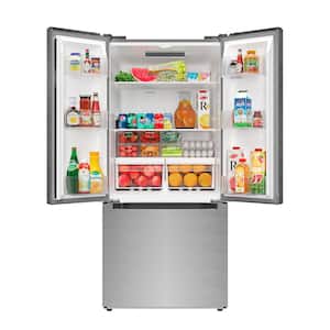 Hamilton Beach 15.6 cu. ft. French Door Refrigerator in VCM Silver Finish  HBF1558 - The Home Depot