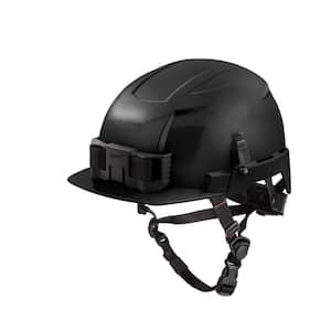 BOLT Black Type 2 Class E Front Brim Non-Vented Safety Helmet