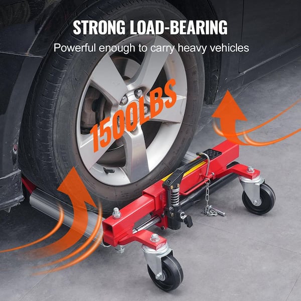 SKYSHALO Wheel Dolly, Max Capacity 1500 Lbs. Car Dolly, Car