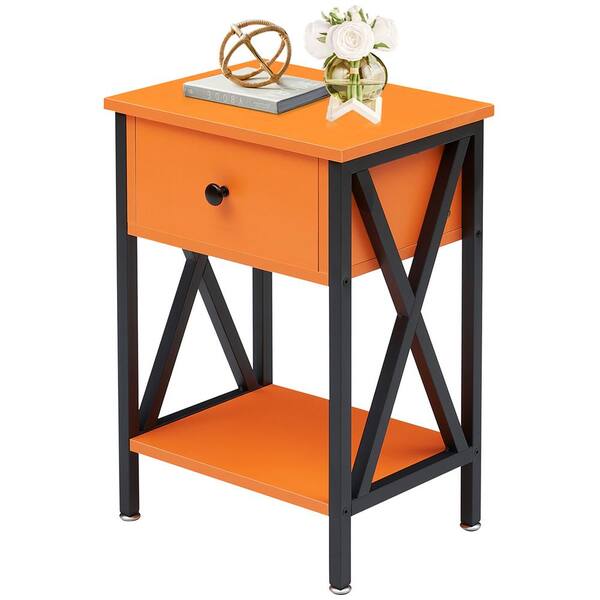 VECELO Versatile Nightstands X-Design Side End Table Night Stand ...