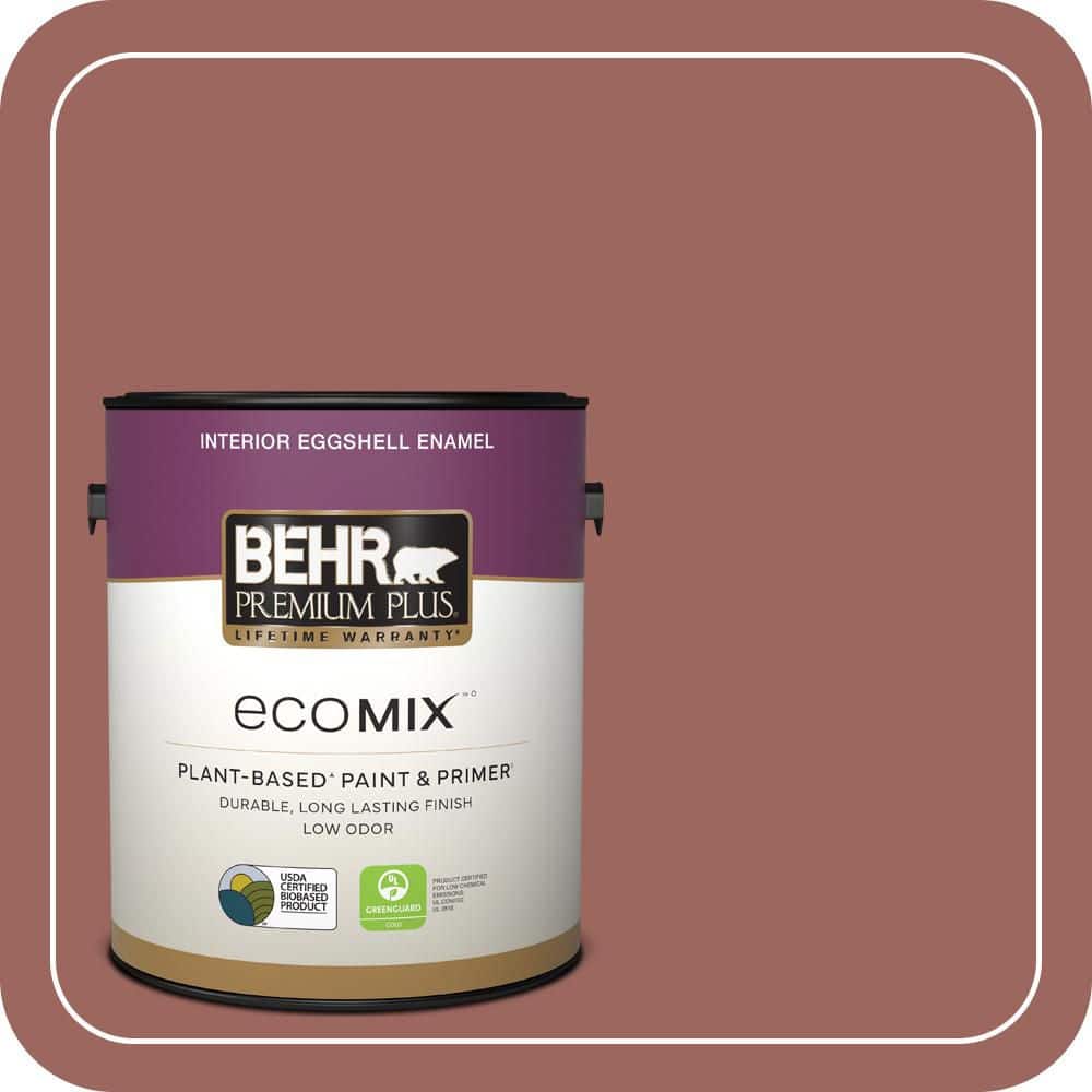 1 gal. #ECC-34-3 Terra Cotta Sun Eggshell Enamel EcoMix Plant-Based Interior Paint & Primer price history on PriceWatchPro