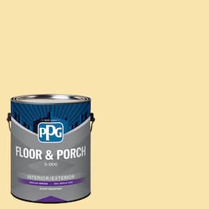 1 gal. PPG12-01 Corn Silk Satin Interior/Exterior Floor and Porch Paint