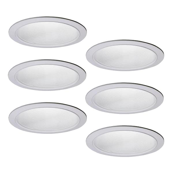 Halo 6 in White Recessed Lighting Baffle and Trim Ring 410W ~ 1 each 