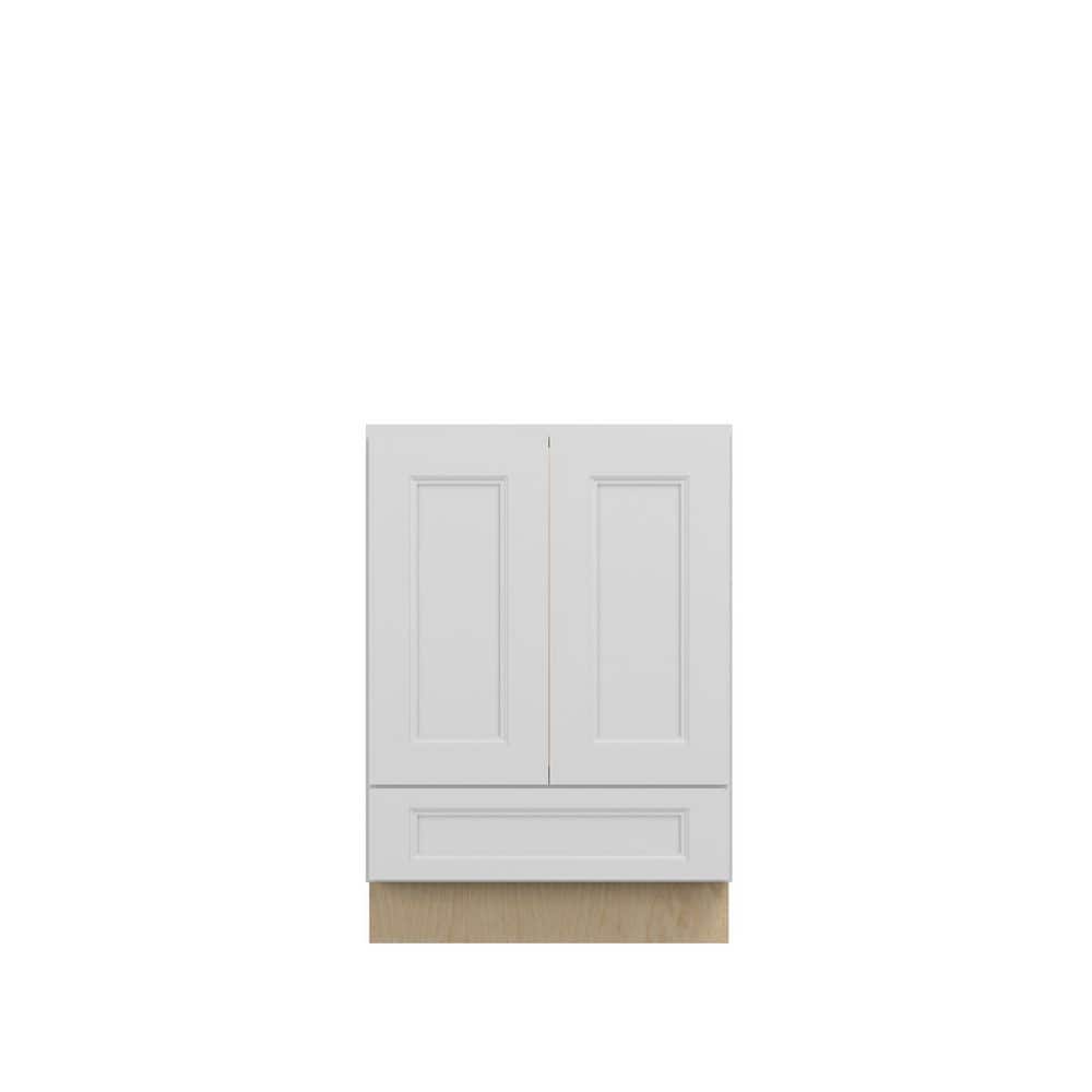 Pembroke Recessed 30 in. W x 34.5 in. H x 18 in. D in Painted White Plywood Assembled Bath Base Cabinet price history on PriceWatchPro